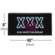 画像をギャラリービューアに読み込む, 2025 XXX Nudibranch Table/Desktop Monthly Calendar