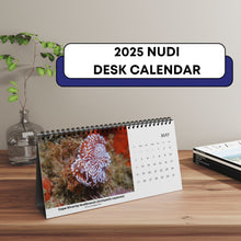 画像をギャラリービューアに読み込む, 2025 XXX Nudibranch Table/Desktop Monthly Calendar