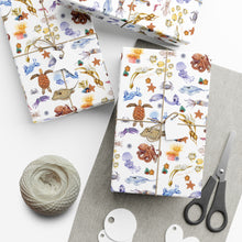 Load image into Gallery viewer, Watercolor Ocean Creatures Recycled Gift Wrapping Paper