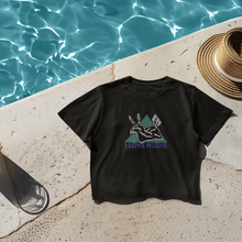 画像をギャラリービューアに読み込む, I LOVE NUDIS™ Nudibranch Flowy Crop Top - Black