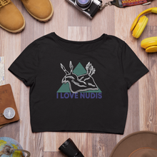 画像をギャラリービューアに読み込む, I LOVE NUDIS™ Nudibranch Flowy Crop Top - Black