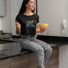 画像をギャラリービューアに読み込む, I LOVE NUDIS™ Nudibranch Flowy Crop Top - Black