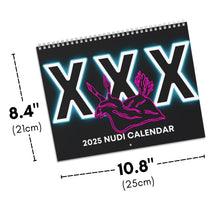 Load image into Gallery viewer, 2025 XXX Nudibranch Wall Monthly Calendar