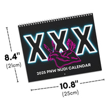 Load image into Gallery viewer, 2025 PNW XXX Nudibranch Wall Monthly Calendar