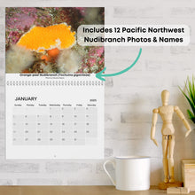 Load image into Gallery viewer, 2025 PNW XXX Nudibranch Wall Monthly Calendar