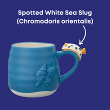 画像をギャラリービューアに読み込む, Nudibranch Ceramic Mug - 2 Species - Spotted White Sea Slug and Anna's Magnificent Sea Slug
