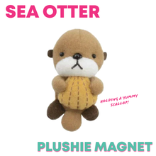 Load image into Gallery viewer, Sea Otter Ocean Creature Plushie Magnets