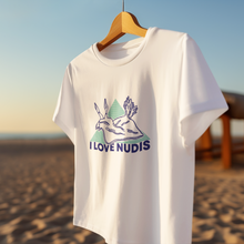 Load image into Gallery viewer, I LOVE NUDIS™ Nudibranch Crop Top - White