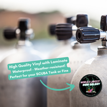 画像をギャラリービューアに読み込む, Proud Member of the World's Largest Nudibranch Colony - Waterproof & Weather-Resistent Bumper, Circle, Oval Stickers