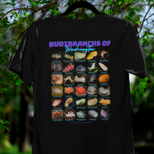 画像をギャラリービューアに読み込む, I LOVE NUDIS™ Nudibranchs of Washington Black T-shirt with Photos & Common/Scientific Names
