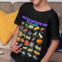 画像をギャラリービューアに読み込む, Nudibranchs of Washington Black Kids Softstyle Tee with Photos & Common/Scientific Names