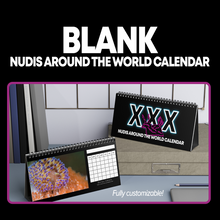 Load image into Gallery viewer, Blank Monthly Nudibranchs from Around the World 12 Month Table/Desk Calendar