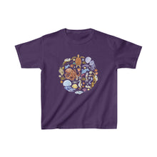 Load image into Gallery viewer, I LOVE NUDIS™ Watercolor Ocean Creatures 100% Cotton Kids Tee