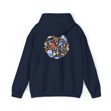 Load image into Gallery viewer, I LOVE NUDIS™ Watercolor Ocean Creatures Hooded Sweatshirt