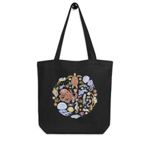 Load image into Gallery viewer, I LOVE NUDIS™ Watercolor Ocean Creatures Organic Cotton Nudibranch Tote Bag