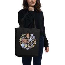 Load image into Gallery viewer, I LOVE NUDIS™ Watercolor Ocean Creatures Organic Cotton Nudibranch Tote Bag