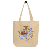 Load image into Gallery viewer, I LOVE NUDIS™ Watercolor Ocean Creatures Organic Cotton Nudibranch Tote Bag