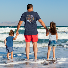 Load image into Gallery viewer, I LOVE NUDIS™ Watercolor Ocean Creatures 100% Cotton Tee