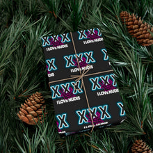 Load image into Gallery viewer, I LOVE NUDIS XXX Nudibranch Recycled Gift Wrapping Paper