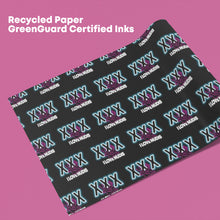 Load image into Gallery viewer, I LOVE NUDIS XXX Nudibranch Recycled Gift Wrapping Paper