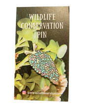 Load image into Gallery viewer, Lettuce Sea Slug (Elysia crispata) Wildlife Conservation Pin