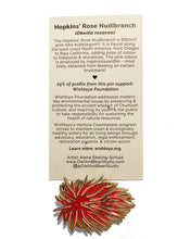 画像をギャラリービューアに読み込む, Hopkins' Rose (Okenia rosacea) Nudibranch Wildlife Conservation Enamel Pin