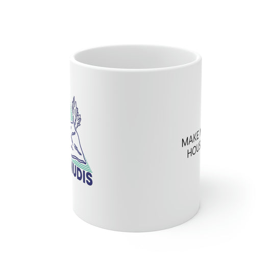 I LOVE NUDIS™ Nudibranch Ceramic Mug - White