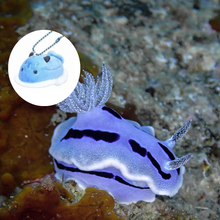 Load image into Gallery viewer, Small Nudibranch Plushie Keychains