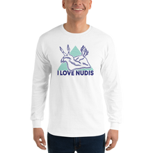 画像をギャラリービューアに読み込む, White I LOVE NUDIS Long Sleeve Shirt