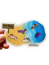 Load image into Gallery viewer, Nude Beach Nudibranch Stickers