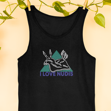 画像をギャラリービューアに読み込む, Black I LOVE NUDIS Nudibranch Tank Top