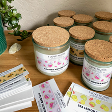 画像をギャラリービューアに読み込む, Watermelon Candle inspired by the Hooded Nudibranch in Recycled Glass