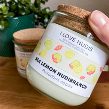 Load image into Gallery viewer, Sea Lemon Candle in Recycled Glass