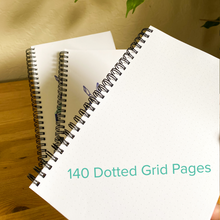 Load image into Gallery viewer, I LOVE NUDIS™ Spiral Dotted Notebook Inside Dotted grid view