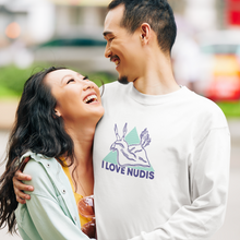 画像をギャラリービューアに読み込む, I LOVE NUDIS™ Long Sleeve Tee - White