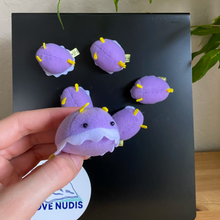 Load image into Gallery viewer, Nudibranch Plushie Magnets Close Up