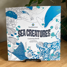 Load image into Gallery viewer, Sea Creatures: A Smithsonian Coloring Book