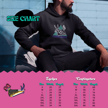 画像をギャラリービューアに読み込む, I LOVE NUDIS™ Hooded Sweatshirt - Black