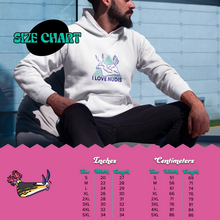 画像をギャラリービューアに読み込む, I LOVE NUDIS™ Hooded Sweatshirt - White