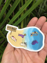 Load image into Gallery viewer, Nude Beach Nudibranch Stickers