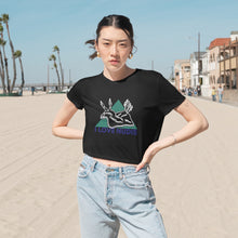 Load image into Gallery viewer, I LOVE NUDIS™ Nudibranch Flowy Crop Top - Black
