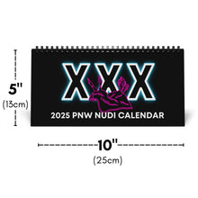 Load image into Gallery viewer, 2025 PNW XXX Nudibranch Table/Desktop Monthly Calendar
