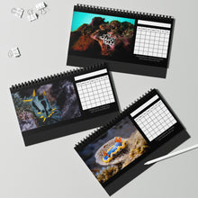 Load image into Gallery viewer, Blank Monthly Nudibranchs from Around the World 12 Month Table/Desk Calendar
