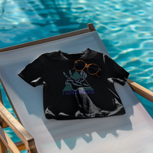 Load image into Gallery viewer, I LOVE NUDIS™ Nudibranch Flowy Crop Top - Black
