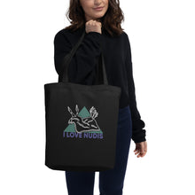 Load image into Gallery viewer, I LOVE NUDIS™ Organic Cotton Nudibranch Tote Bag
