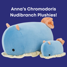 Load image into Gallery viewer, Anna&#39;s Chromodoris Nudibranch Plushies - Large &amp; Small Sizes!
