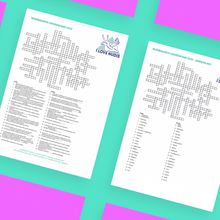 I LOVE NUDIS Nudibranch Crossword Puzzle Instant Digital Download I LOVE NUDIS Nudibranch Crossword Puzzle Instant Digital Download