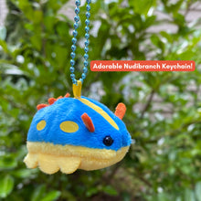 Load image into Gallery viewer, Nudibranch Plushie Keychain
