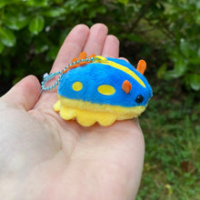 Load image into Gallery viewer, Nudibranch Plushie Keychain
