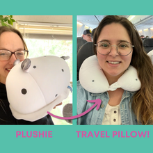 Load image into Gallery viewer, Sea Bunny Nudibranch 2-in-1 Plushie &amp; Travel Pillow
